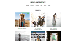 Desktop Screenshot of brookefrederick.com